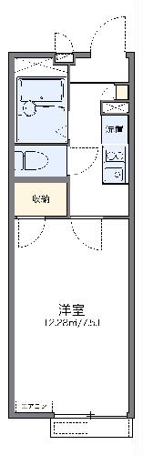 レオパレスウェルハイムの間取り