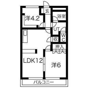 サンフィット小柳Ⅰの間取り