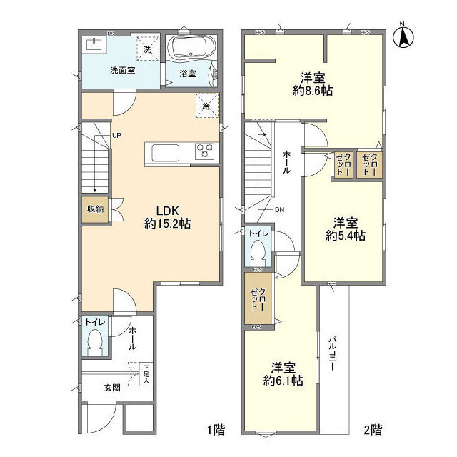 Kolet六実#05の間取り