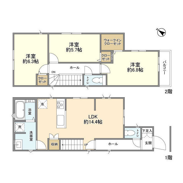 Kolet八千代台#02の間取り