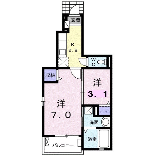 ボヌールの間取り