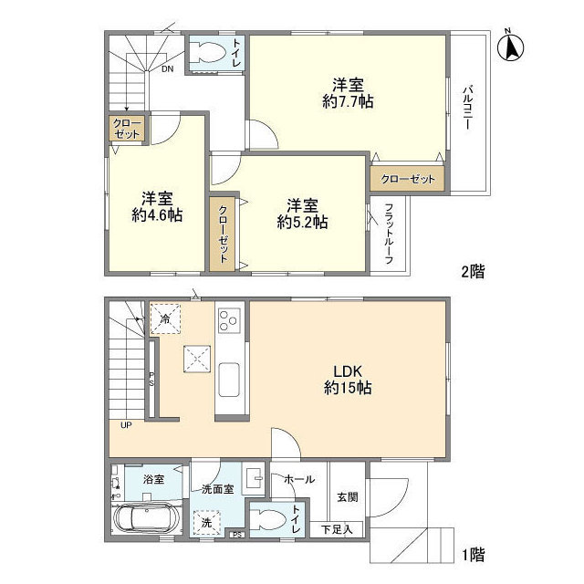 Kolet千葉長作台#04の間取り