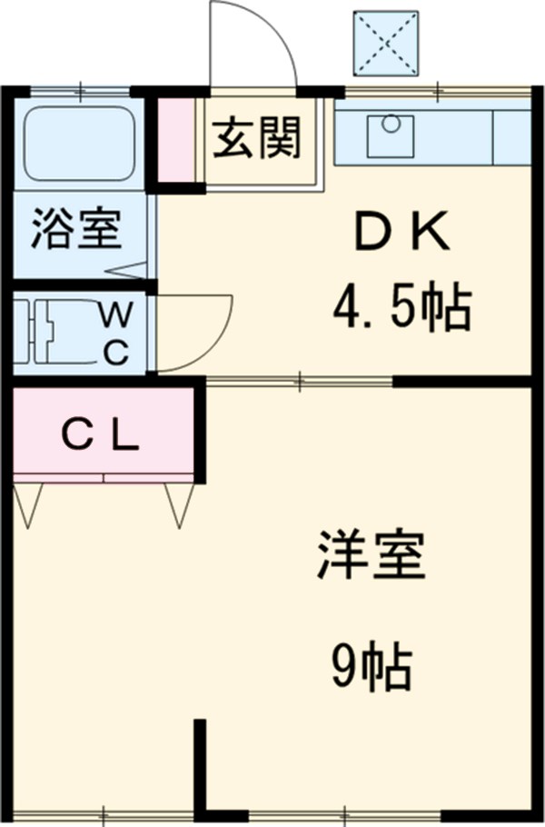 ふじ荘の間取り