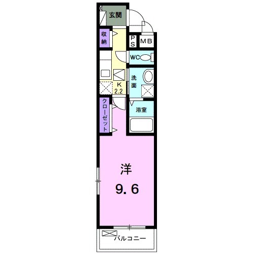 レジデンス モーヴの間取り