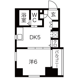エステムプラザ両国北斎通りの間取り