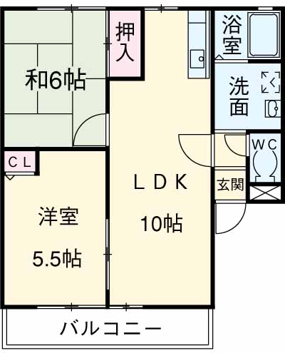 アメニティ21の間取り