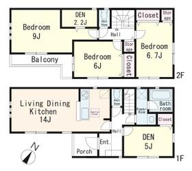 田鍋邸の間取り