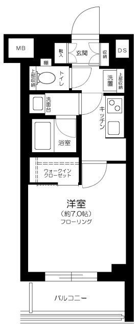 プレミスト月島の間取り