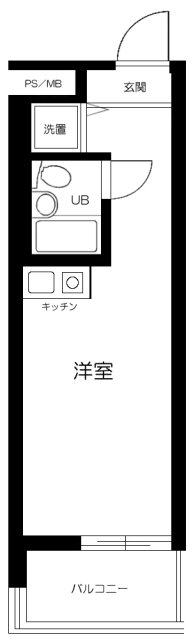 菱和パレス旗の台・1102号室の間取り
