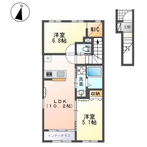 グレイスワン南沢の間取り