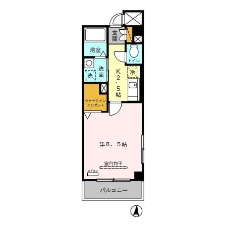 Bright Hillsの間取り