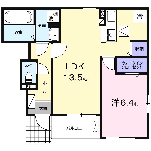 モンレーヴAの間取り