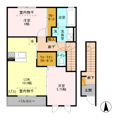 コスモソレイユの間取り