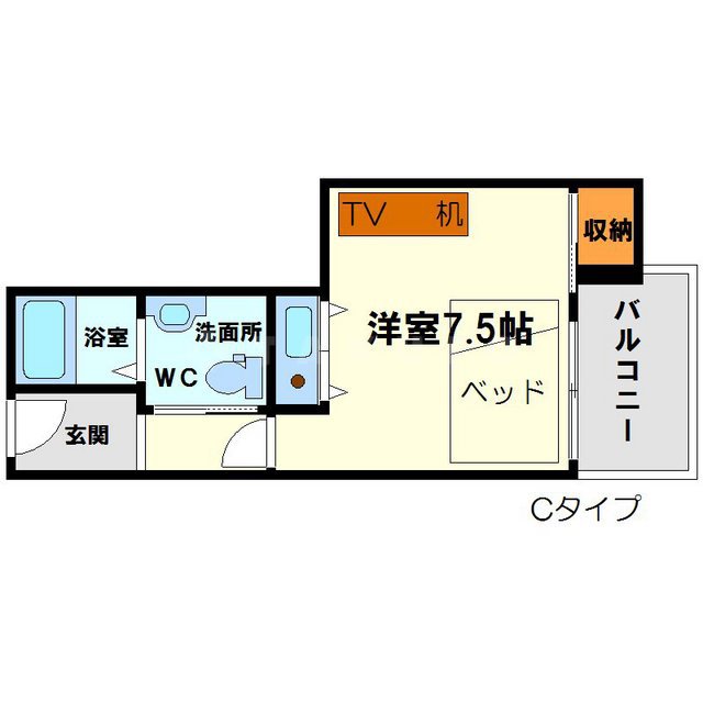 ミールズ新大阪の間取り