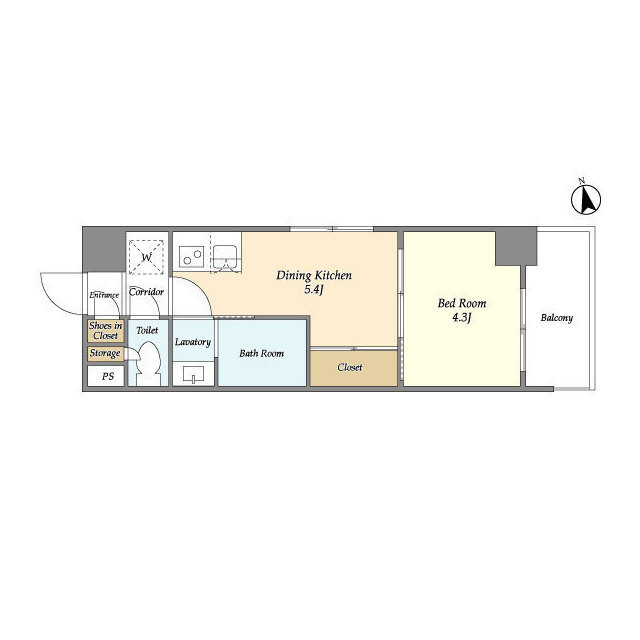 Gatehouse Otoriiの間取り