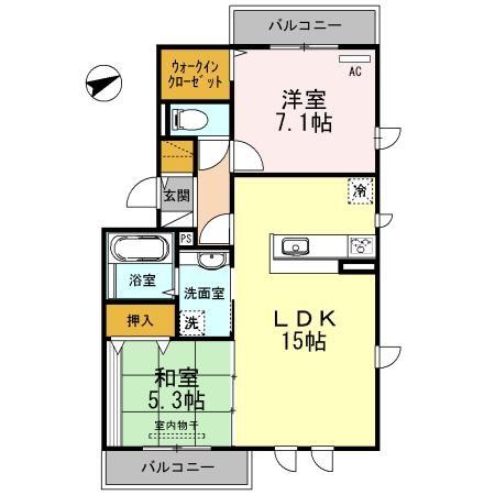 ライトフレーバー千里丘の間取り