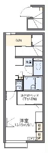 レオパレス栄華西Ⅰの間取り
