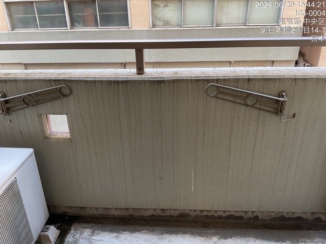 11/27 バルコニー