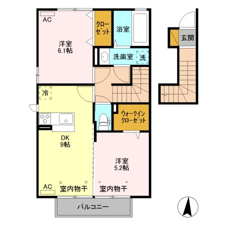 AN・ウイラードの間取り