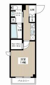 AXAS南蒲田AsylCourtの間取り