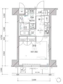 トラディス東十条の間取り