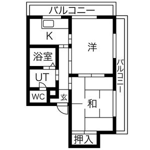 クラシティ御幸の間取り