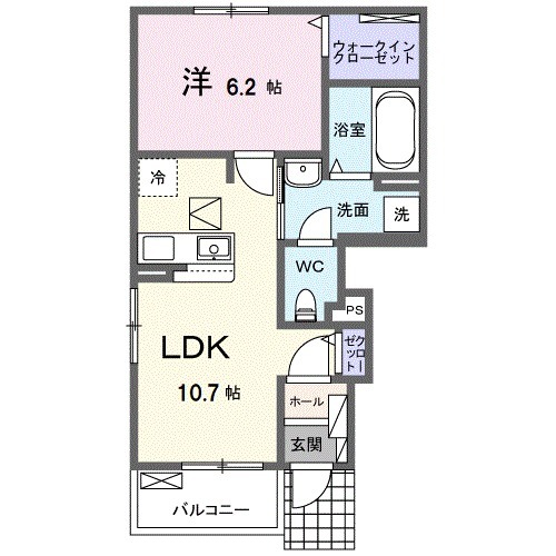 ヴァン シュヴァルⅤの間取り