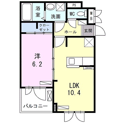 heal court K.N.の間取り