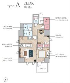 Ｓ－ＲＥＳＩＤＥＮＣＥ日本橋馬喰町Ａｅｒｅ・304号室の間取り