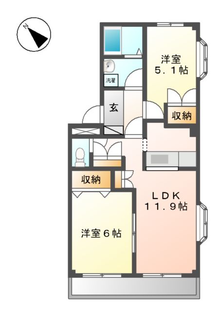 ドリームガーデンの間取り