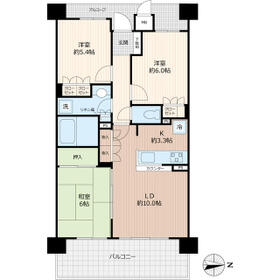 D’グラフォートレイクタウンG棟の間取り