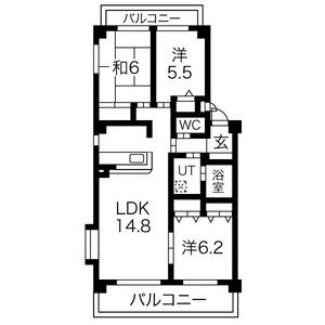 グリーンタウン宮地A棟の間取り