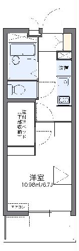 レオパレス片倉大丸の間取り