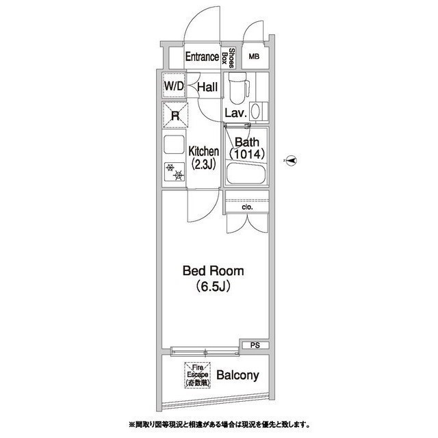 コンフォリア押上・0302号室の間取り