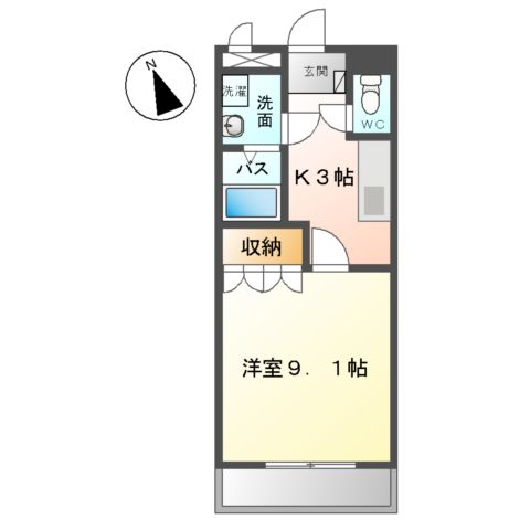ダイアモンドヘッドの間取り