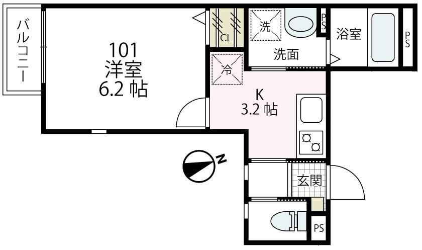 カリーノ鎌倉の間取り
