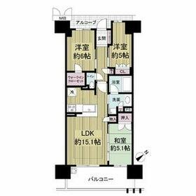 ローレルスクエア健都ザレジデンス フォースステージの間取り