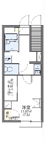 レオパレスLumiere元町Ⅱの間取り