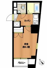 スカイコート三田慶大前壱番館・302号室の間取り