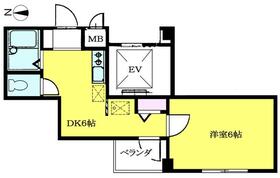 クレスト北町イースト・403号室の間取り