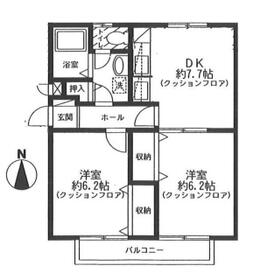 サンガーデン国立B棟の間取り