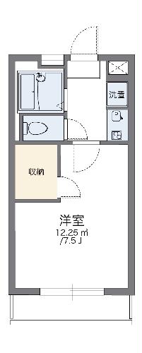 レオパレスTACHIBANAの間取り