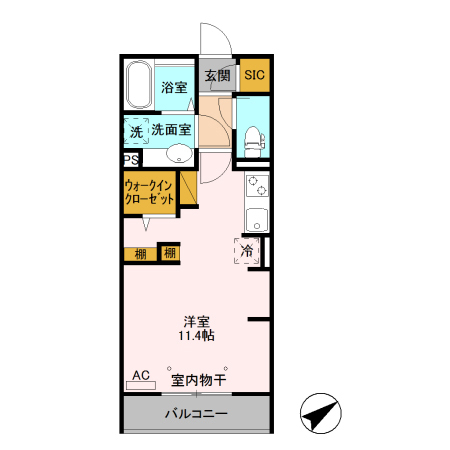 ロイジェントイン前橋の間取り
