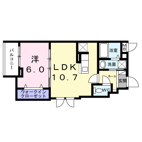 フォーチュンパークⅣの間取り