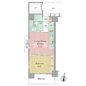 パテラスクエア金町の間取り