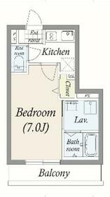 LibreⅡ番館の間取り