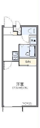 レオパレスハイラックの間取り