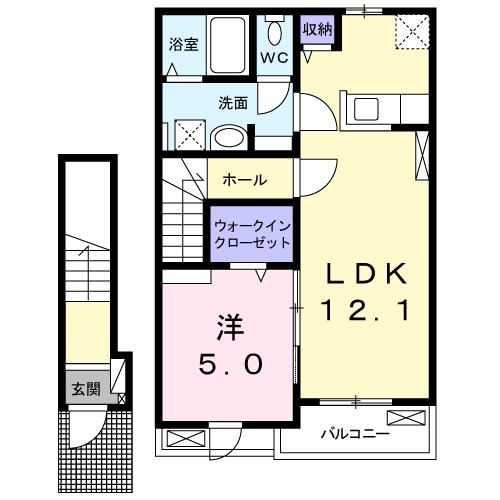 フォンテーヌⅤの間取り