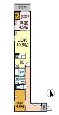 DPaina中央の間取り