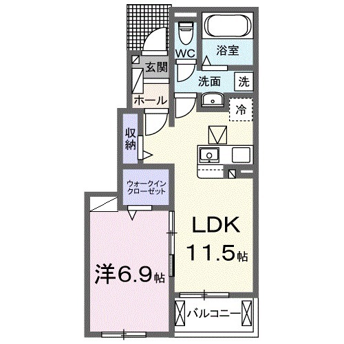 K’S HOME Ⅱの間取り